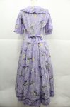 画像2: PINK HOUSE / リトルヴァイオレットプリントワンピース  パープル I-25-12-06-092-LO-OP-SA-ZI (2)