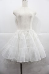 BABY,THE STARS SHINE BRIGHT / ふわふわパニエ  白 I-25-12-06-094-BA-SK-SA-ZI