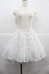 BABY,THE STARS SHINE BRIGHT / ふわふわパニエ  白 I-25-12-06-094-BA-SK-SA-ZI