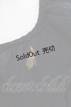 画像3: PINK HOUSE / うさぎ刺繍ブラウス  ブラック I-25-12-06-011-LO-BL-SA-ZI