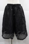画像1: REFLEM / シアー切替レイヤードハーフパンツ  黒 I-25-12-06-102-PU-PA-SA-ZI (1)