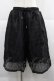画像1: REFLEM / シアー切替レイヤードハーフパンツ  黒 I-25-12-06-102-PU-PA-SA-ZI (1)