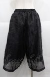 画像2: REFLEM / シアー切替レイヤードハーフパンツ  黒 I-25-12-06-102-PU-PA-SA-ZI (2)