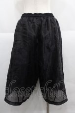 画像2: REFLEM / シアー切替レイヤードハーフパンツ  黒 I-25-12-06-102-PU-PA-SA-ZI (2)
