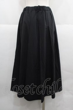 画像2: KMK(KINGLY MASK) / フロントZIPスカート  黒Ｘシルバー I-25-12-06-103-PU-SK-SA-ZI