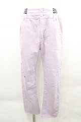 Rydia / コビニャー刺繍パンツ  ラベンダーＸ黒 I-25-12-06-106-PU-PA-SA-ZI