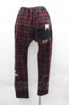 画像2: Rydia / コビニャー刺繍タータンチェックパンツ  赤Ｘ青チェック I-25-12-06-107-PU-PA-SA-ZI (2)