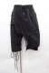 画像1: WRouge / 編み上げハーフパンツ  黒 I-25-12-06-110-PU-PA-SA-ZI (1)
