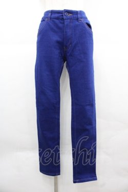 画像1: WORLD WIDE LOVE！(Rydia) / クラッシュデザインパンツ  青デニム I-25-12-06-113-PU-PA-SA-ZI