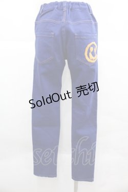 画像2: WORLD WIDE LOVE！(Rydia) / クラッシュデザインパンツ  青デニム I-25-12-06-113-PU-PA-SA-ZI
