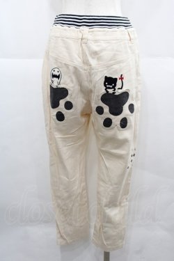 画像2: Rydia / コビニャー刺繍パンツ  アイボリー I-25-12-06-116-PU-PA-SA-ZI