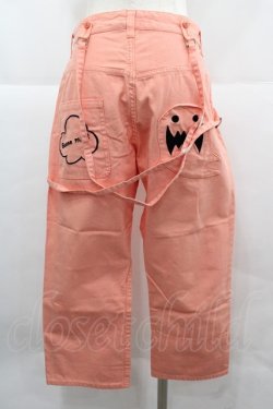 画像2: Rydia / 後ろおばけポケット刺繍サス付きパンツ L ピンク I-25-12-06-117-PU-PA-SA-ZI