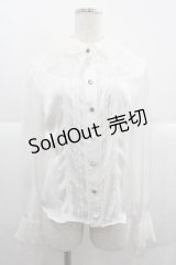 BABY,THE STARS SHINE BRIGHT / キャロラインブラウス  白 I-25-12-06-002-BA-BL-SA-ZI