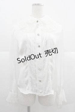 画像1: BABY,THE STARS SHINE BRIGHT / キャロラインブラウス  白 I-25-12-06-002-BA-BL-SA-ZI