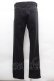 画像2: BPN FOR MEN / フロントクラッシュパンツ M 黒 I-25-12-06-119-GO-PA-SA-ZI (2)