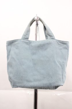 画像5: PINK HOUSE / クマワッペンリバーシブルミニバッグ  サックス I-25-12-06-125-LO-BG-SA-ZI