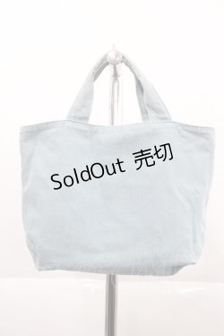 画像5: PINK HOUSE / クマワッペンリバーシブルミニバッグ  サックス I-25-12-06-125-LO-BG-SA-ZI