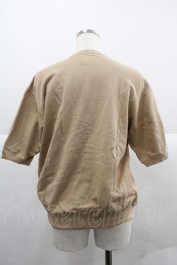 画像2: PINK HOUSE / 水玉ロゴアップリケ半袖スウェット L ベージュ I-25-12-06-017-LO-TO-SA-ZI