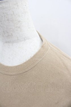 画像3: PINK HOUSE / 水玉ロゴアップリケ半袖スウェット L ベージュ I-25-12-06-017-LO-TO-SA-ZI