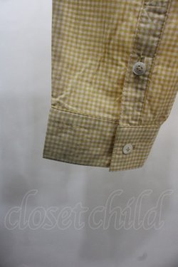 画像3: PINK HOUSE / ギンガムチェックフリルフード付きブラウス  イエロー I-25-12-06-018-LO-BL-SA-ZI