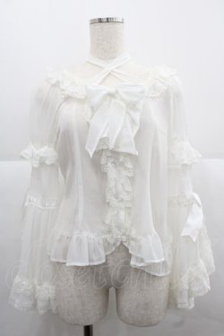 画像1: BABY,THE STARS SHINE BRIGHT / シフォンプリンセスドレスブラウス  白 I-25-12-06-003-BA-BL-SA-ZI