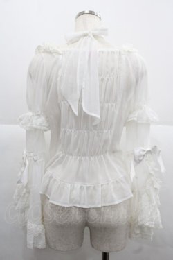 画像2: BABY,THE STARS SHINE BRIGHT / シフォンプリンセスドレスブラウス  白 I-25-12-06-003-BA-BL-SA-ZI