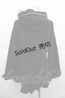 画像2: PUTUMAYO / ネコ耳ファーダッフル  ブラック×ホワイト I-25-12-06-024-PT-CO-SA-ZI