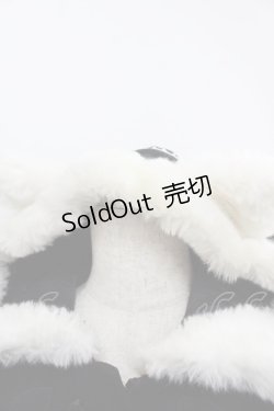 画像4: PUTUMAYO / ネコ耳ファーダッフル  ブラック×ホワイト I-25-12-06-024-PT-CO-SA-ZI