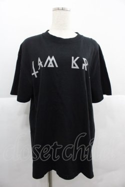 画像1: KRY CLOTHING / DAVIDEプリントTシャツ  黒Ｘ白 I-25-12-06-026-EL-TO-SA-ZI