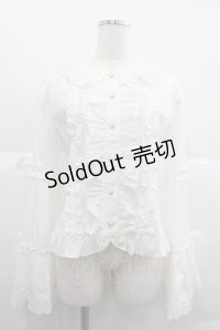 BABY,THE STARS SHINE BRIGHT / Lilinaブラウス  白 I-25-12-06-004-BA-BL-SA-ZI