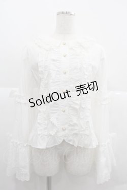 画像1: BABY,THE STARS SHINE BRIGHT / Lilinaブラウス  白 I-25-12-06-004-BA-BL-SA-ZI