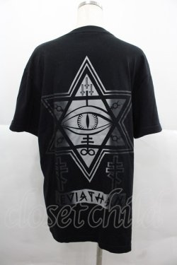 画像2: KRY CLOTHING / DAVIDEプリントTシャツ  黒Ｘ白 I-25-12-06-026-EL-TO-SA-ZI