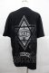 画像2: KRY CLOTHING / DAVIDEプリントTシャツ  黒Ｘ白 I-25-12-06-026-EL-TO-SA-ZI (2)