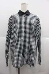 MILKBOY / ギンガムチェック長袖シャツ  黒Ｘ白チェック I-25-12-06-029-MB-BL-SA-ZI