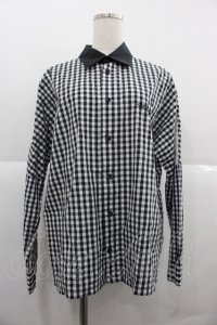 MILKBOY / ギンガムチェック長袖シャツ  黒Ｘ白チェック I-25-12-06-029-MB-BL-SA-ZI