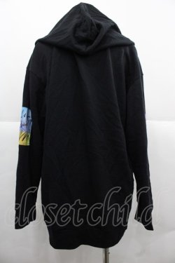 画像2: KMK(KINGLY MASK) / パッチワークデザインパーカー  黒Ｘ黄色Ｘ青 I-25-12-06-030-PU-TO-SA-ZI