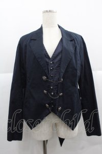 PUTUMAYO / レイヤード燕尾ジャケット  黒 I-25-12-06-034-PT-JA-SA-ZI