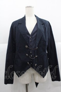 画像1: PUTUMAYO / レイヤード燕尾ジャケット  黒 I-25-12-06-034-PT-JA-SA-ZI