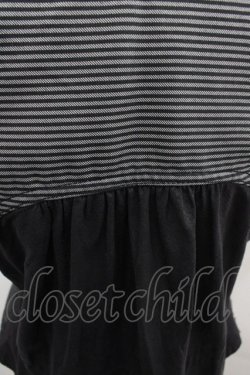 画像3: ALGONQUINS / ストライプベスト  黒Ｘグレー I-25-12-06-036-AL-JA-SA-ZI