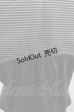 画像3: ALGONQUINS / ストライプベスト  黒Ｘグレー I-25-12-06-036-AL-JA-SA-ZI