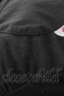 画像6: GHOST of HARLEM / GLOOMYコラボパーカー  黒Ｘ白Ｘボルドー I-25-12-09-029-GL-TO-SA-ZI