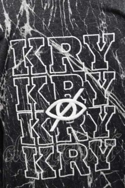 画像3: KRY CLOTHING / 「MARBLE」パーカー  黒Ｘ白 I-25-12-09-033-EL-TO-SA-ZI