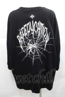 画像2: REFLEM / REFLEMロゴプリントBIG TEE  黒Ｘシルバー I-25-12-09-036-PU-TO-SA-ZI