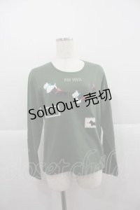 PINK HOUSE / スコッチテリアプリントカットソー  グリーン I-25-12-09-008-LO-TO-SA-ZI