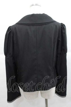 画像2: Moi-meme-Moitie / 十字架ボタン比翼ジャケット  黒 I-25-12-09-041-MO-JA-SA-ZI