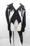 Triple fortune / スケルトンジャケット  黒Ｘ白 I-25-12-09-042-EL-JA-SA-ZI