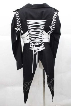 画像2: Triple fortune / スケルトンジャケット  黒Ｘ白 I-25-12-09-042-EL-JA-SA-ZI