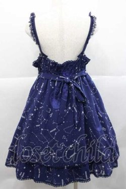 画像2: Angelic Pretty / Cosmicジャンパースカート  ネイビー I-25-12-09-046-AP-OP-SA-ZI