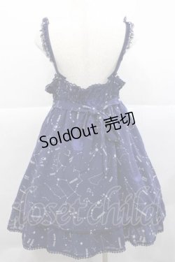 画像2: Angelic Pretty / Cosmicジャンパースカート  ネイビー I-25-12-09-046-AP-OP-SA-ZI