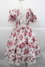 画像2: BABY,THE STARS SHINE BRIGHT / シュガーブーケ〜永遠の乙女の憧れ〜柄ワンピース  白 I-25-12-09-049-BA-OP-SA-ZI (2)